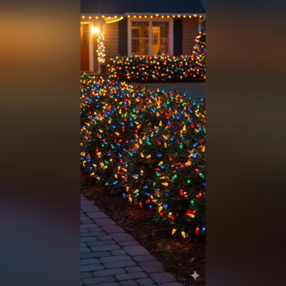 Christmas String Lights C6, 32.8 Ft 100 LEDs Strawberry Battery Operated (EUC) - Picture 7 of 7